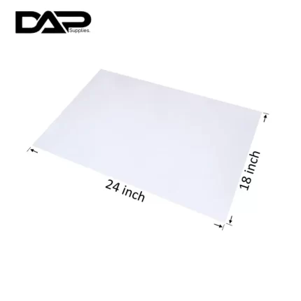 DAP SUPPLIES Clear Plastic Flat Poly Bags - 1000 Pack, for Food & Clothing Packaging