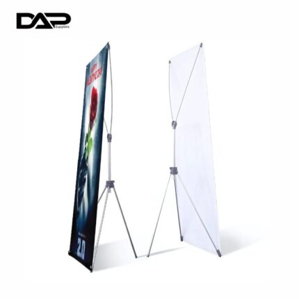 DAP SUPPLIES Point X Adjustable Banner Stand – Premium Aluminum
